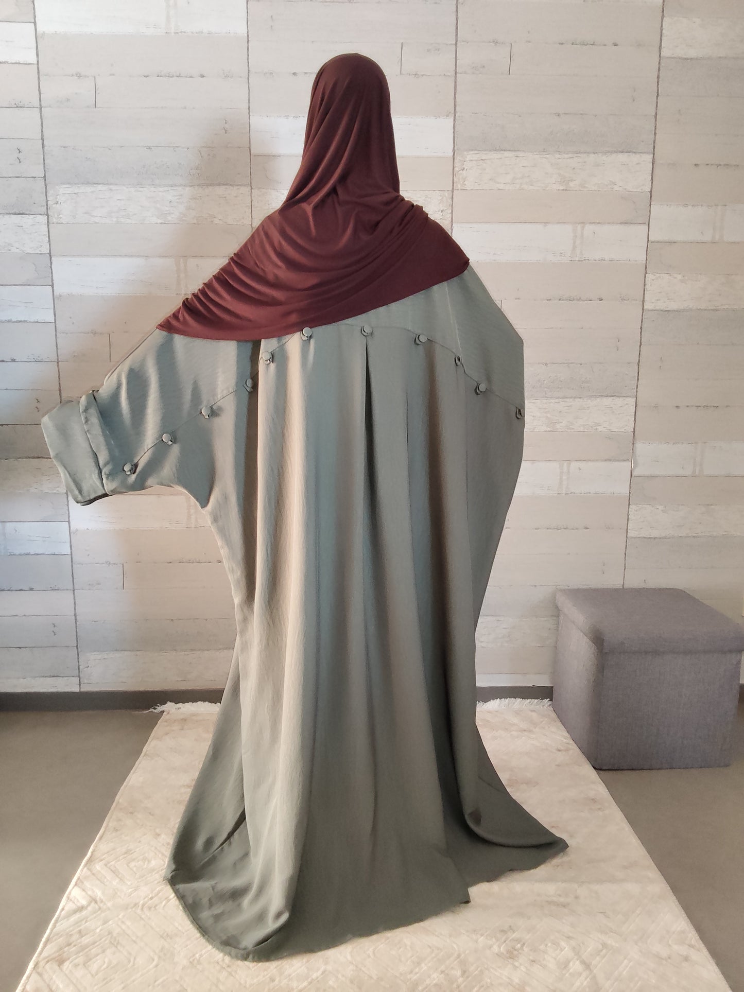 Abaya Farasha kaki