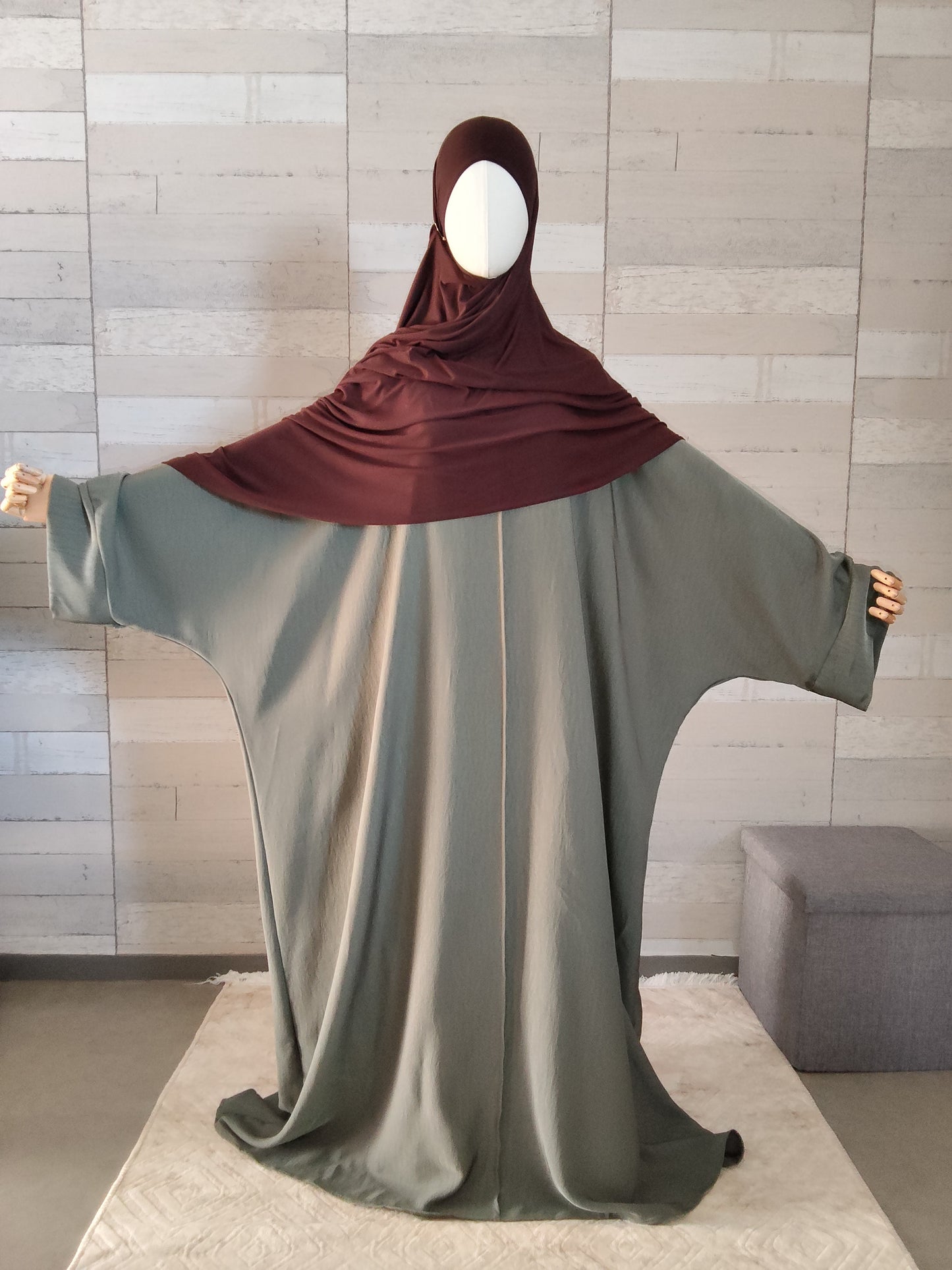 Abaya Farasha kaki