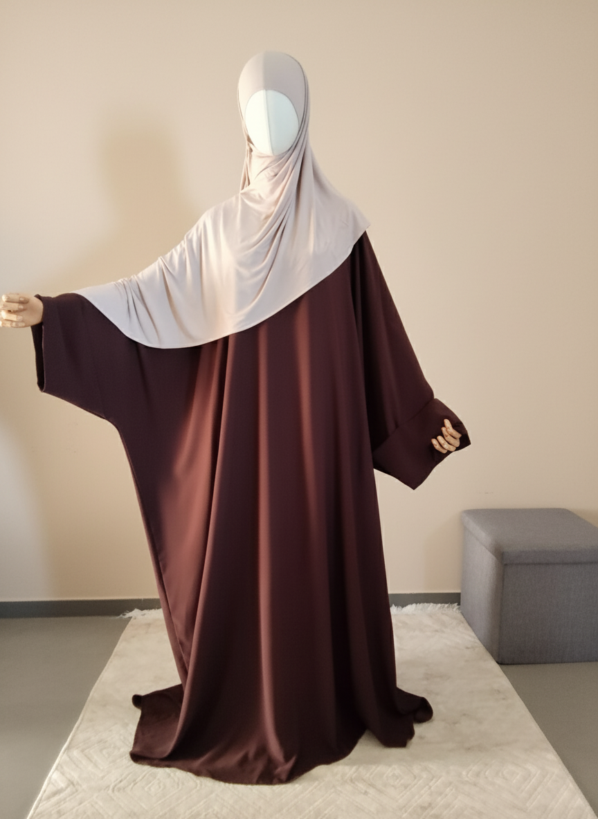 Abaya Farasha chocolat