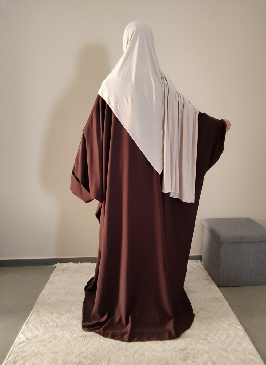 Abaya Farasha chocolat